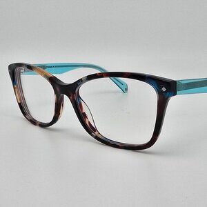 Polaroid PLD D320 IPR Havana Blue Cat Eye Eyeglasses Frame 53-17-140